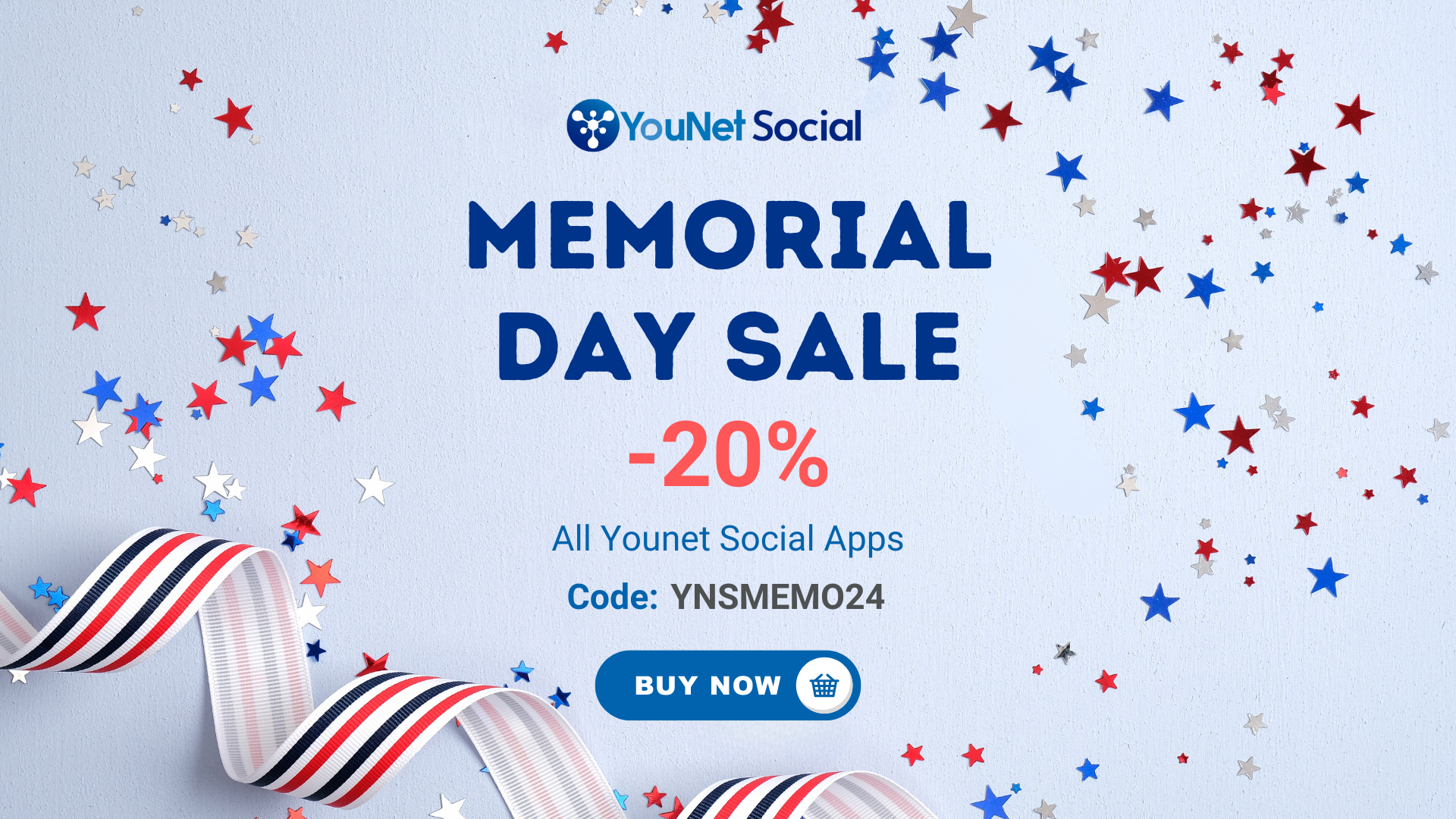 Honor & Discounts: Celebrate Memorial Day with 20% Off YNS Apps