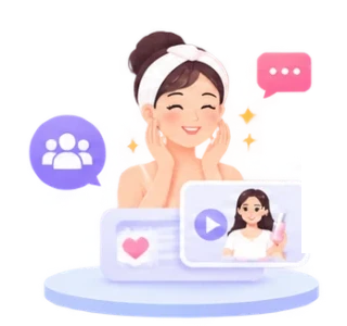 Personal care & private group – illustration